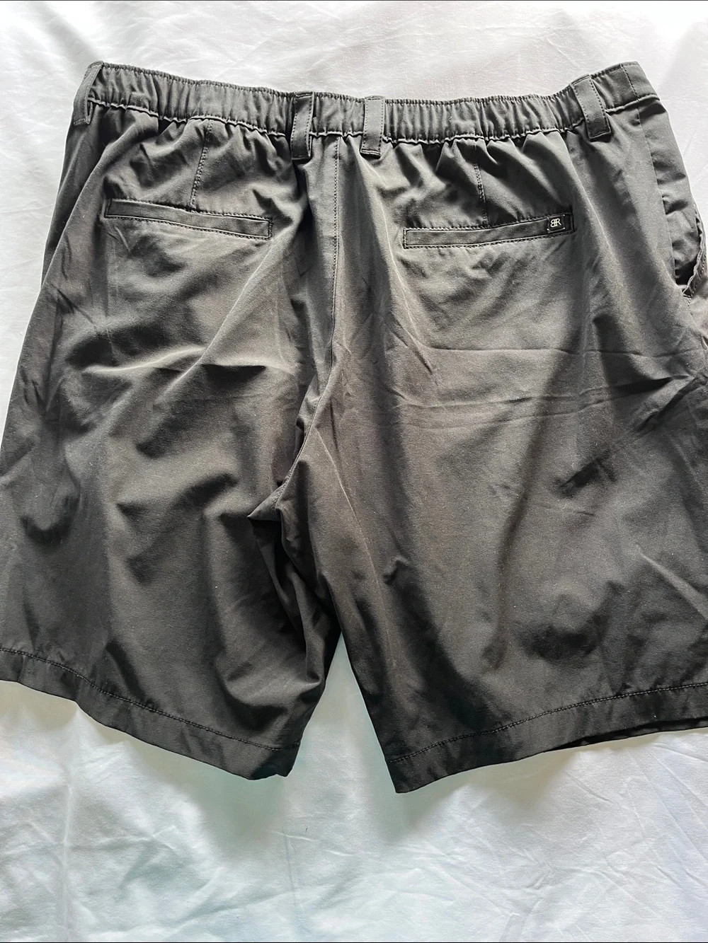 Banana Republic Black Flat-Front Men's Shorts
